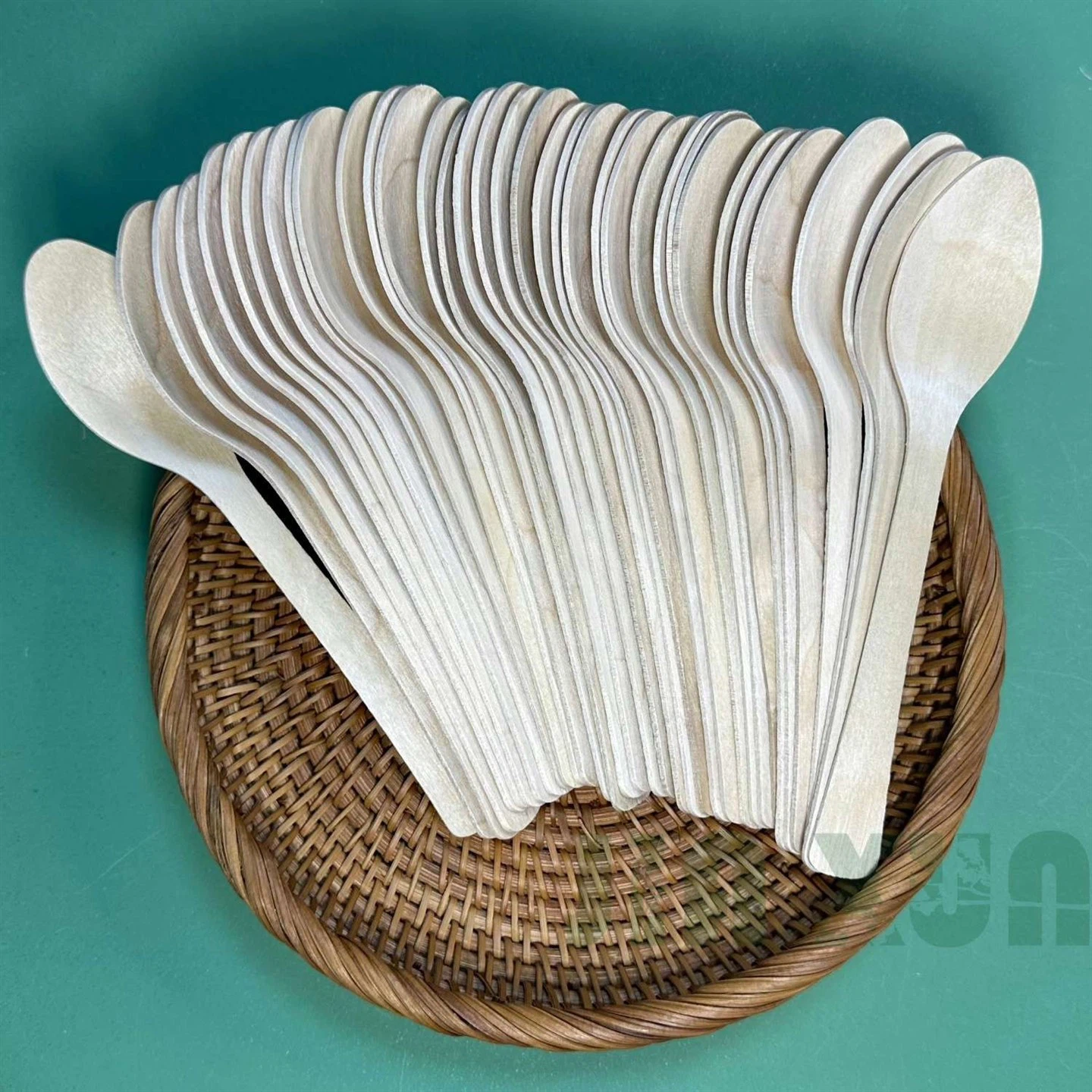 Compostable wooden spoon